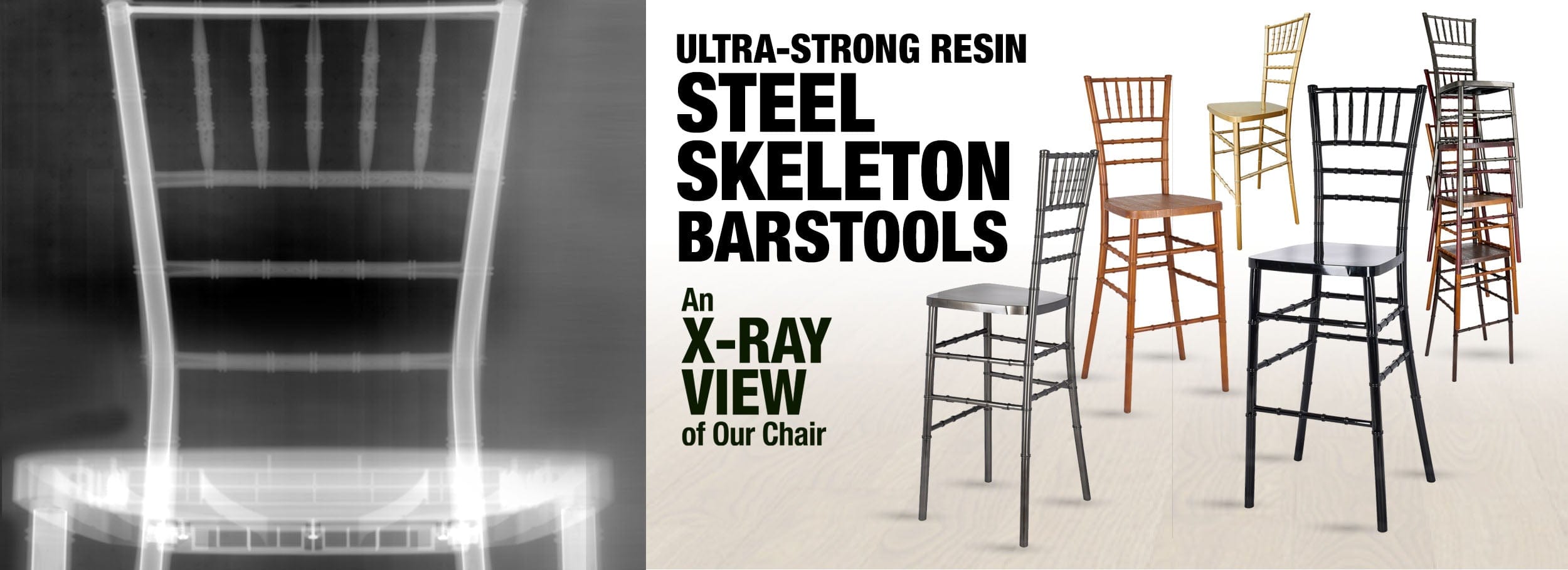Chivari’s Steel Skeleton Barstools; A Total Game-Changer