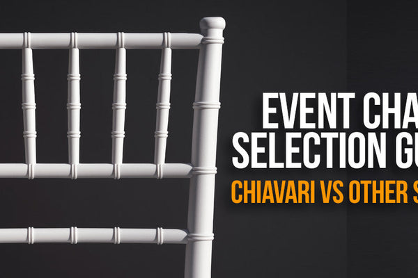 Event Chair Selection Guide: Chiavari vs Other Styles