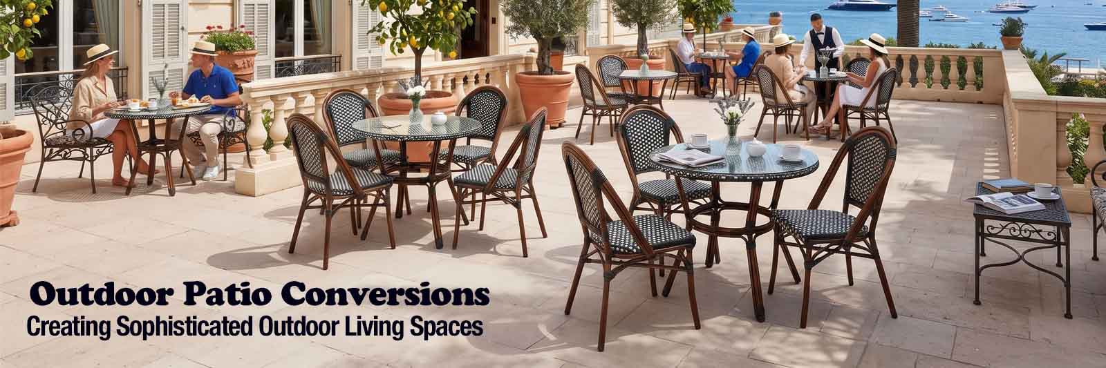 Outdoor Patio Conversions: Creating Sophisticated Outdoor Living Spaces