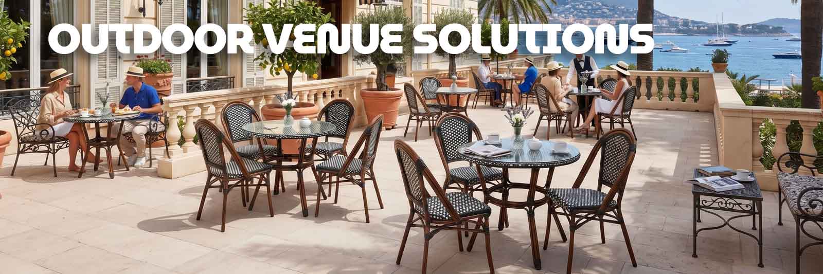 Outdoor Venue Solutions: Patio Furniture Excellence