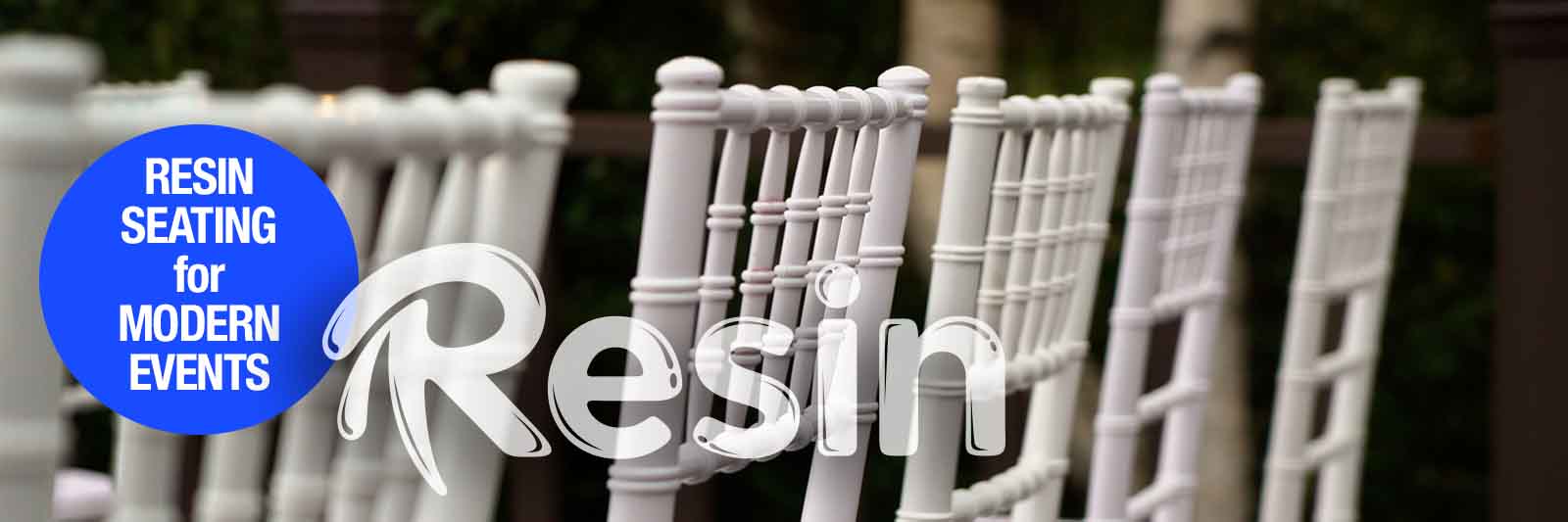 Resin Seating for Modern Events: Contemporary Design & Durability