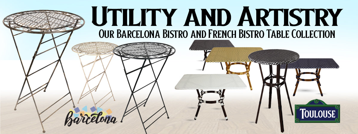 Bistro Tables as Functional Art