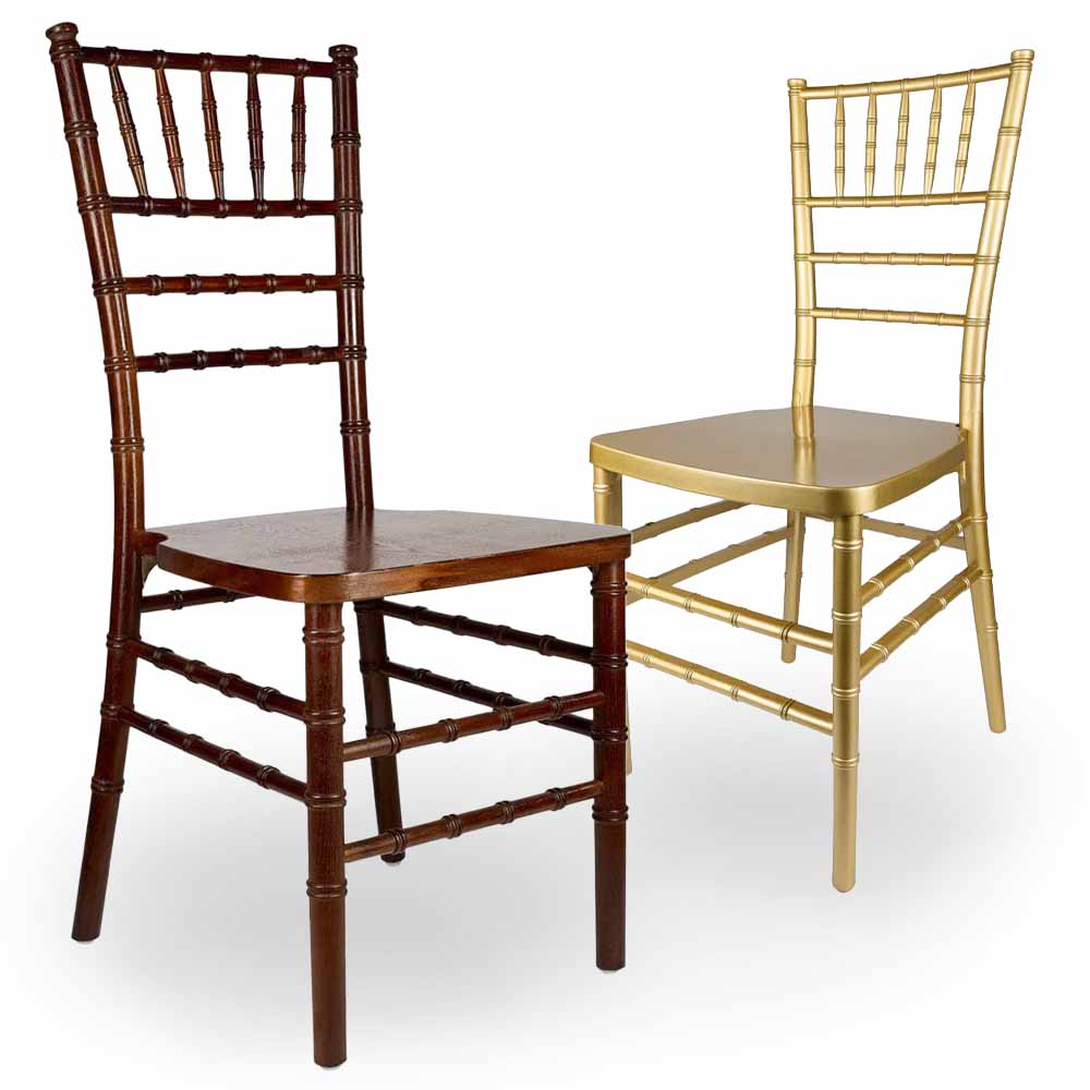 Resin or Aluminum Chiavari Chairs? How to Decide for a Rental Fleet