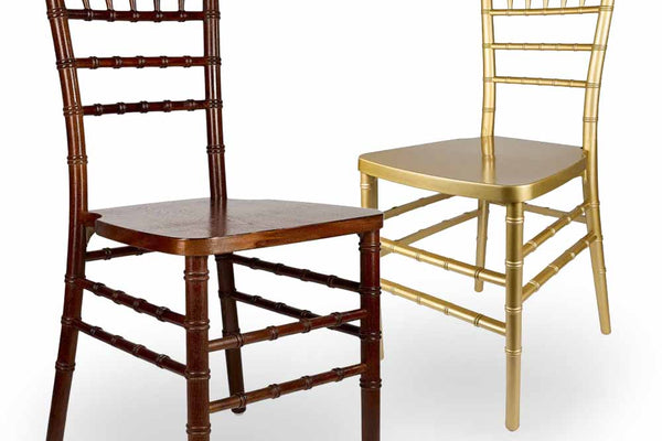Resin or Aluminum Chiavari Chairs? How to Decide for a Rental Fleet