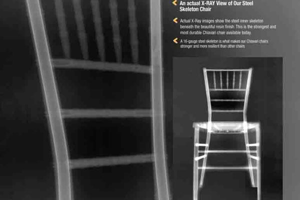 X-Ray of Steel Skeleton Chair