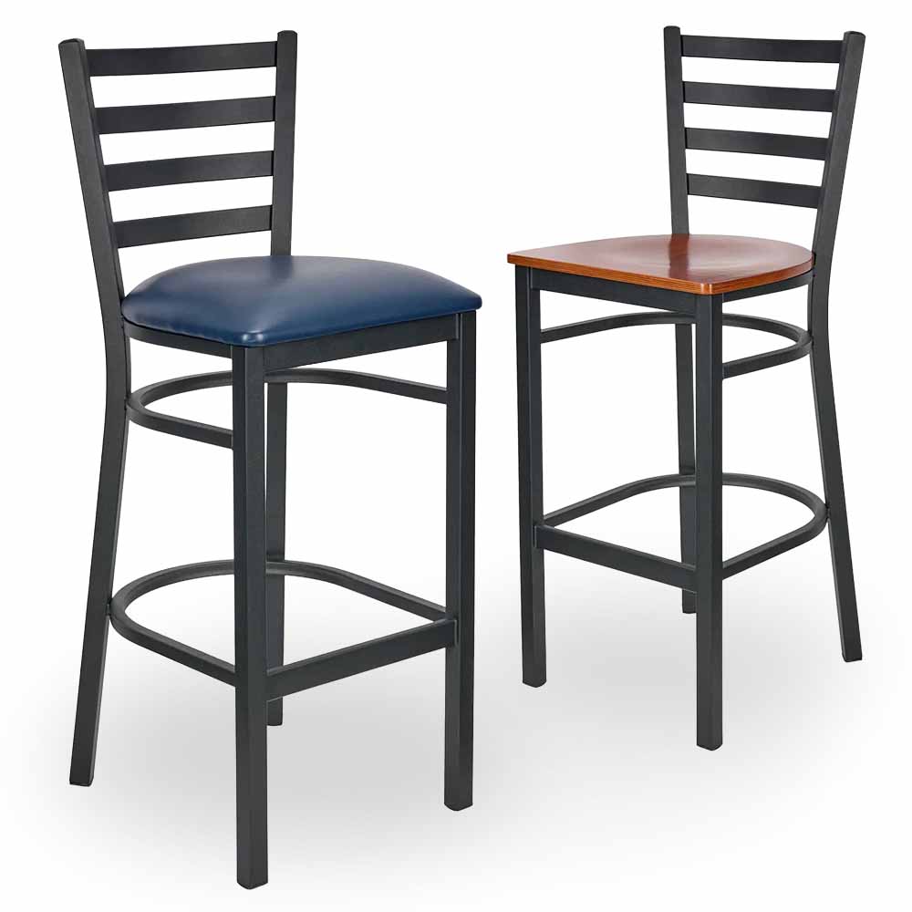 Metal Ladder Back Bar Stools