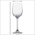 Zwiesel Fortessa Fortessa SZ Tritan Classico All Purpose Wine (2) 10.5oz - Case of 6 - 0003.106221 ZFG-0003.106221