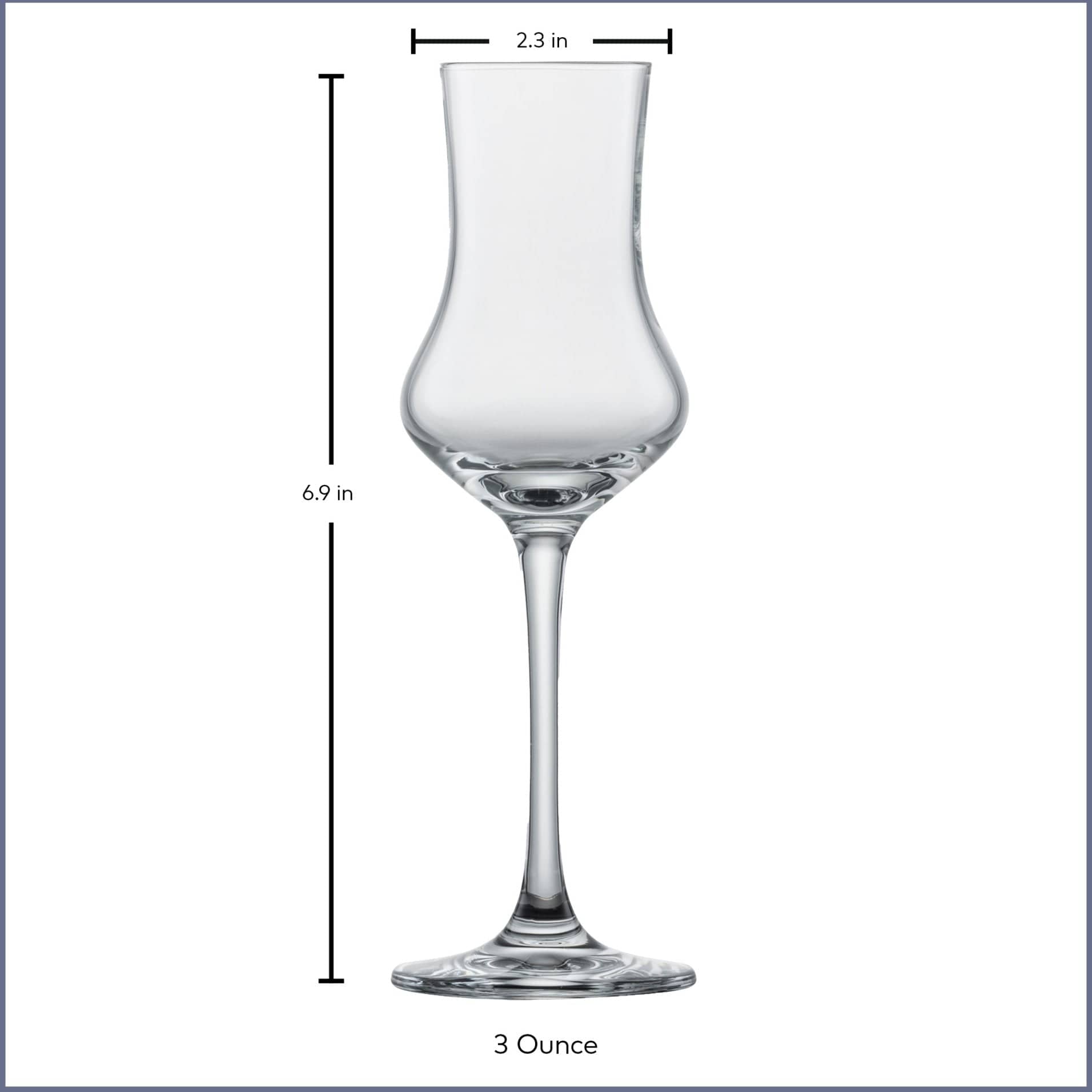 Zwiesel Fortessa Fortessa Classico Spirits/Grappa (155) 3.2oz - Case of 6 - 0003.106225 ZFG-0003.106225