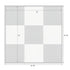 Chivari 12' x 12' Chestnut & Fruitwood Portable Dance Floor with Black Edge Trim DF-12X12-CHTFRTB-KT