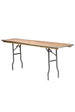 Chivari 72" x 18" (6 Foot) Rectangle Heavy Duty Plywood Folding Table TPLYRT7218M-AX-T
