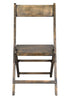 Chivari Rustic ToughWood™ Folding Chair 1942 Style Slatted CFWRS-ZG-T