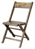 Chivari Rustic ToughWood™ Folding Chair 1942 Style Slatted CFWRS-ZG-T