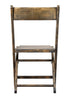 Chivari Rustic ToughWood™ Folding Chair 1942 Style Slatted CFWRS-ZG-T