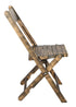Chivari Rustic ToughWood™ Folding Chair 1942 Style Slatted CFWRS-ZG-T