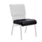 Chivari Black Vinyl 20.5" Church Chair Replacement Seat Cushion CUSH-CH20-STBV-ZF