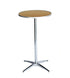 Chivari 12 Metal 24" (2 Foot) Round Cocktail Table Kits + Cocktail Table Cart CART116HG-RD24M-12