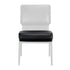 Chivari Black Vinyl 20.5" Church Chair Replacement Seat Cushion CUSH-CH20-STBV-ZF