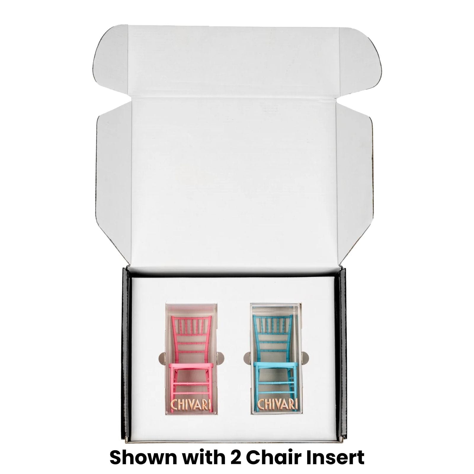 Chivari Deep Blue Sea Mini Chiavari Chair 1:6 Scale Model CCRDBS-TY-AX