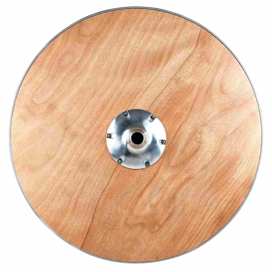 Chivari 10 Metal 36" (3 Foot) Round Cocktail Table Kits + Steel Table Cart CART109-36-RD36M-10