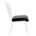 Chivari Black Vinyl 20.5" Church Chair Replacement Seat Cushion CUSH-CH20-STBV-ZF