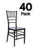 Chivari 40 Chair Pack Black ToughResin™ Chiavari Chair CCRB-MONO-AX-T-40