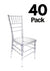 Chivari 40 Chair Pack Clear Resin ProClear™ Chiavari Chair CCRC-ZG-40