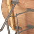 10 Plywood 48" (4 Foot) Round Folding Tables with Metal Edge + Extra Large Steel Banquet Table Cart