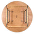 Chivari 66" (5.5 Foot) Gray Round Heavy Duty Plywood Folding Banquet Table TPLYRD66MG-AX-T