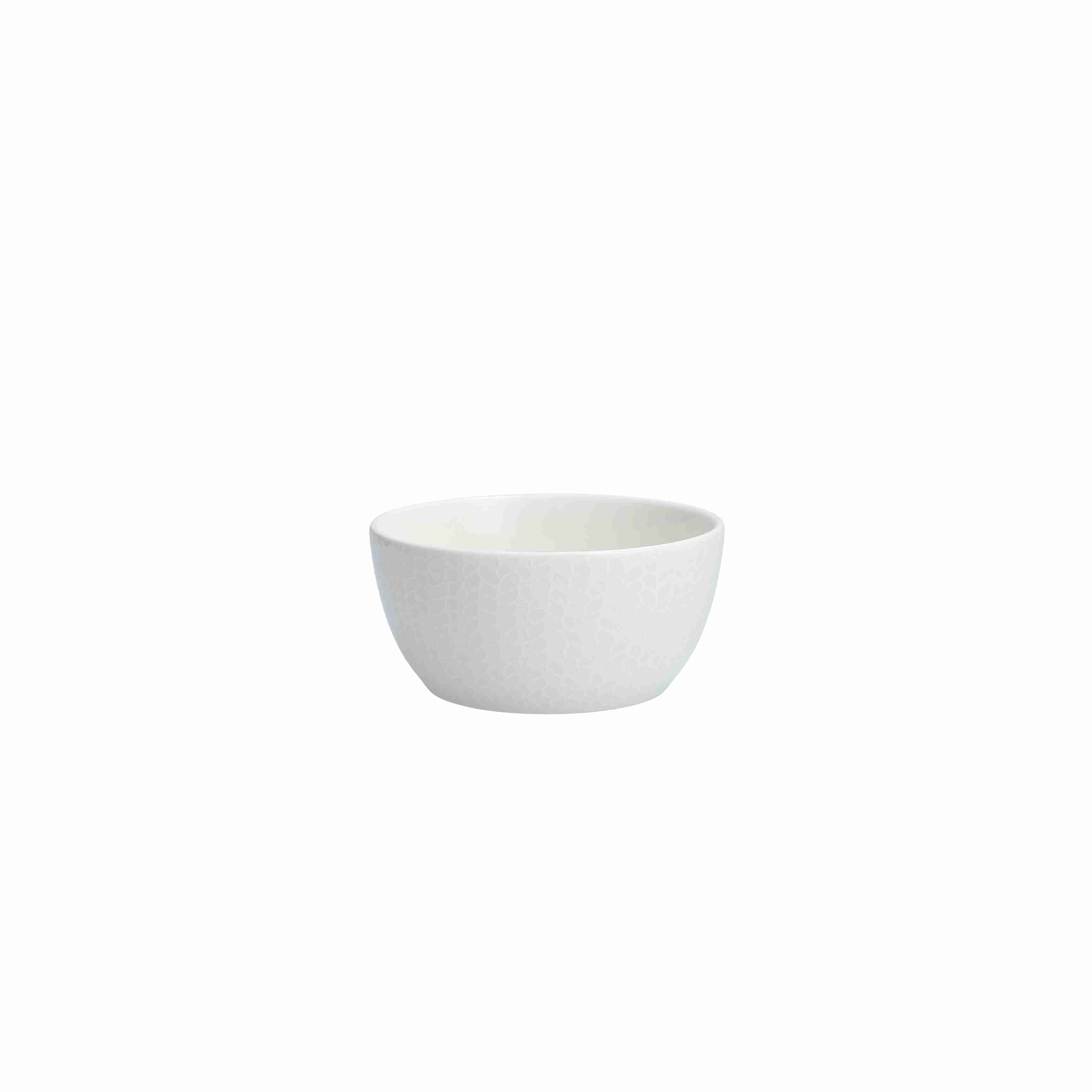 Zwiesel Fortessa Fortessa Amanda White Embossed Bowl 4.5" (13cm) 10oz. - Case of 24 - 7000.FFD.16 ZFG-7000.FFD.16