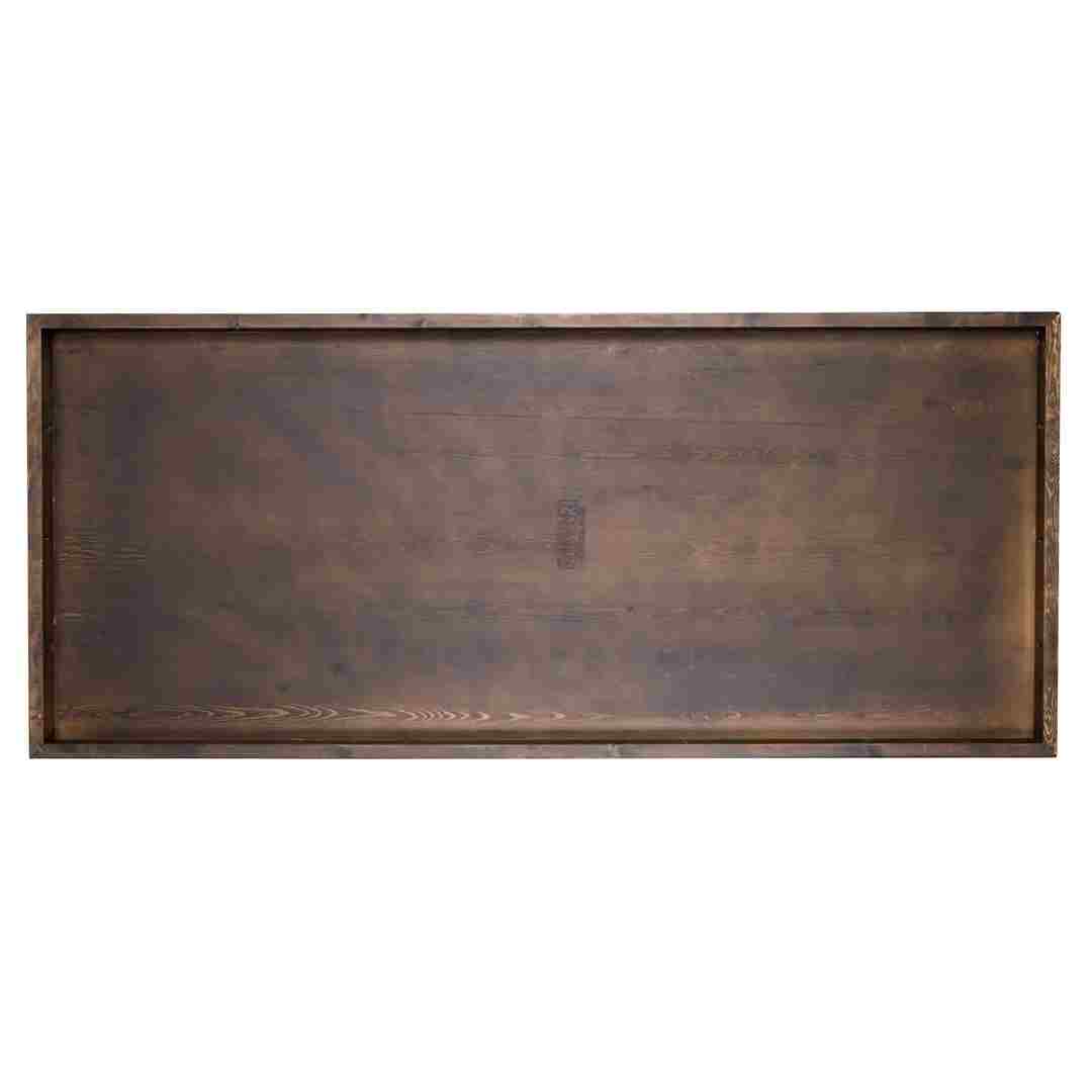 Chivari 72" x 30" Fruitwood  Farm Table Conversion Kit for Banquet Tables TFARMCKT7230-FTW-AX-T