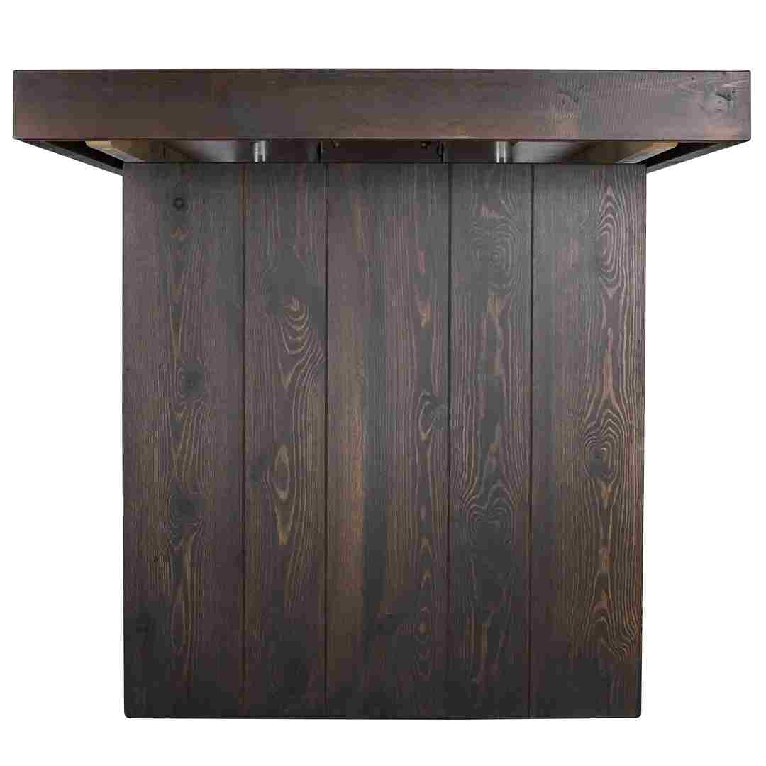 Chivari 72" x 30" Fruitwood  Farm Table Conversion Kit for Banquet Tables TFARMCKT7230-FTW-AX-T