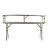 Chivari 6 Foot (72"x 12") Rectangle Plywood Gray Bar Top Buffet Riser BARPLYRT72MG-AX-T