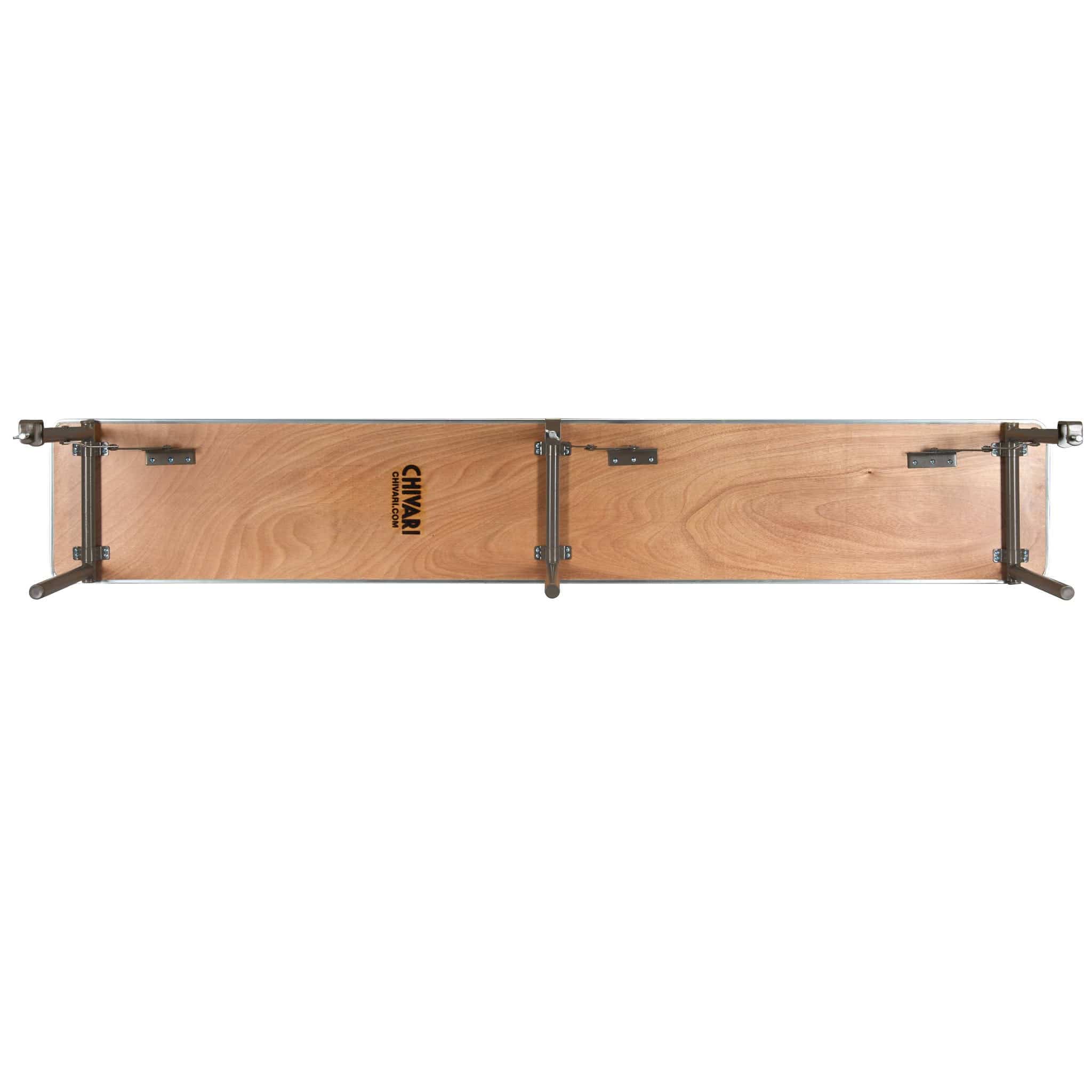 Chivari 6 Foot (72"x 12") Rectangle Plywood Gray Bar Top Buffet Riser BARPLYRT72MG-AX-T