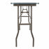 Chivari 72" x 18" (6 Foot) Rectangle Heavy Duty Plywood Folding Table with Steel Skeleton™ TPLYRT7218M-ST-AX