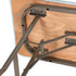 Chivari 72" x 18" (6 Foot) Rectangle Heavy Duty Plywood Folding Table with Steel Skeleton™ TPLYRT7218M-ST-AX
