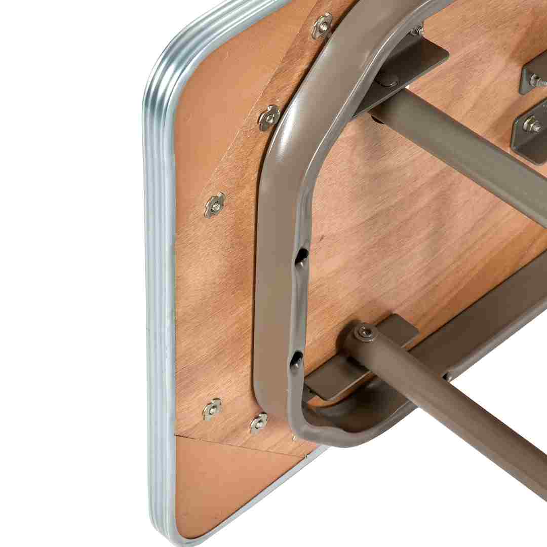 Chivari 72" x 18" (6 Foot) Rectangle Heavy Duty Plywood Folding Table with Steel Skeleton™ TPLYRT7218M-ST-AX