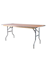 72" x 30" (6 Foot) Rectangle CornerMax Plywood Folding Table