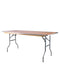 Chivari 72" x 30" (6 Foot) Rectangle CornerMax Plywood Folding Table TPLYRT7230M-MAX-AX-T