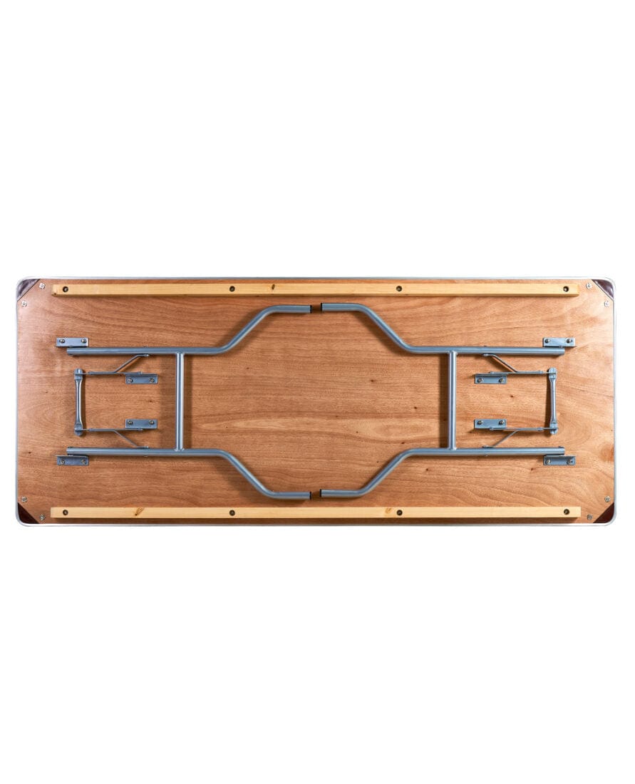 Chivari 72" x 30" (6 Foot) Rectangle CornerMax Plywood Folding Table TPLYRT7230M-MAX-AX-T
