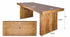Chivari 72" x 30" Chestnut Finish Farm Table Conversion Kit for Banquet Tables TFARMCKT7230-CHT-AX-T