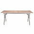 Chivari 72" x 30" (6 Foot) Rectangle Heavy Duty Plywood Folding Table with Steel Skeleton™ TPLYRT7230M-ST-AX