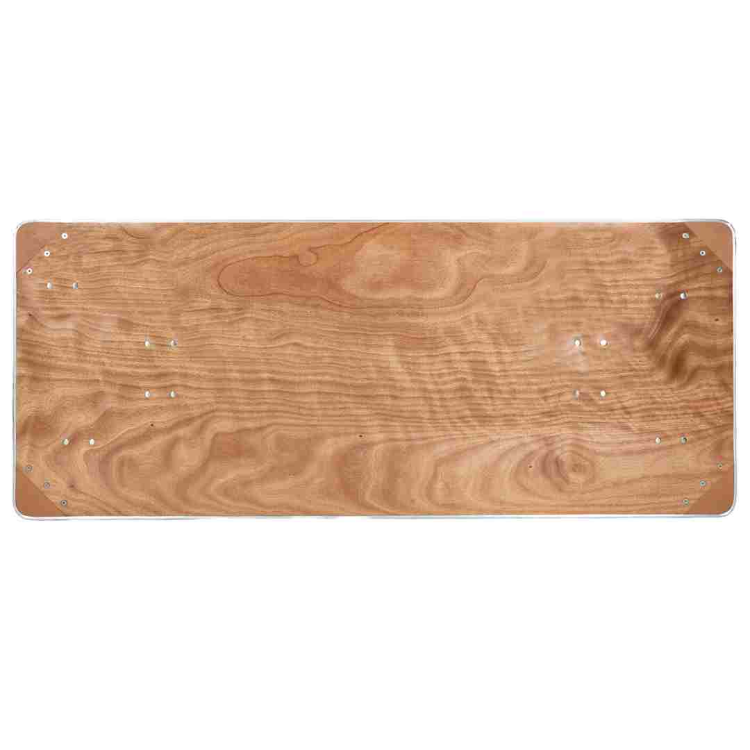 Chivari 72" x 30" (6 Foot) Rectangle Heavy Duty Plywood Folding Table with Steel Skeleton™ TPLYRT7230M-ST-AX