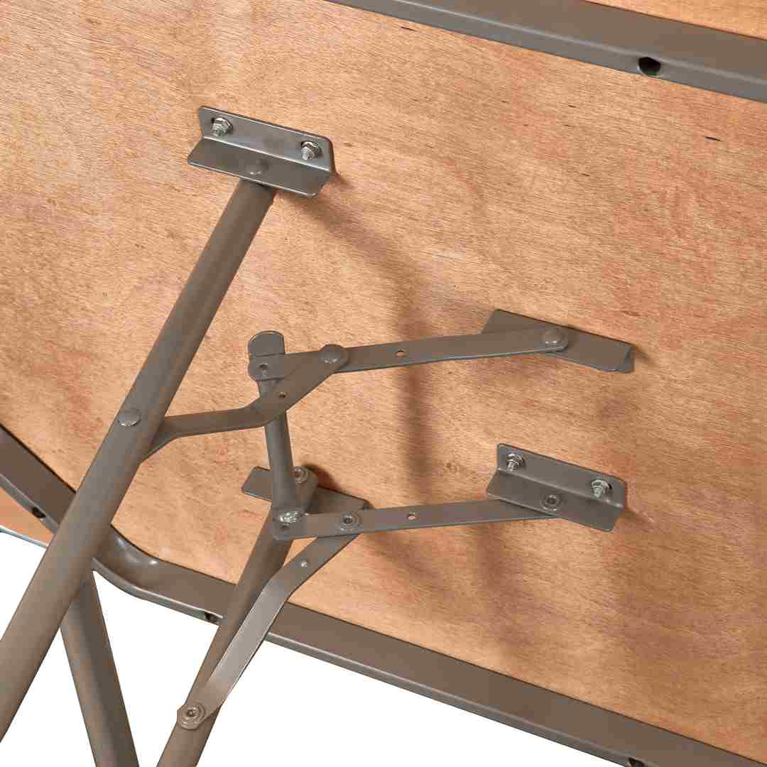 Chivari 72" x 30" (6 Foot) Rectangle Heavy Duty Plywood Folding Table with Steel Skeleton™ TPLYRT7230M-ST-AX