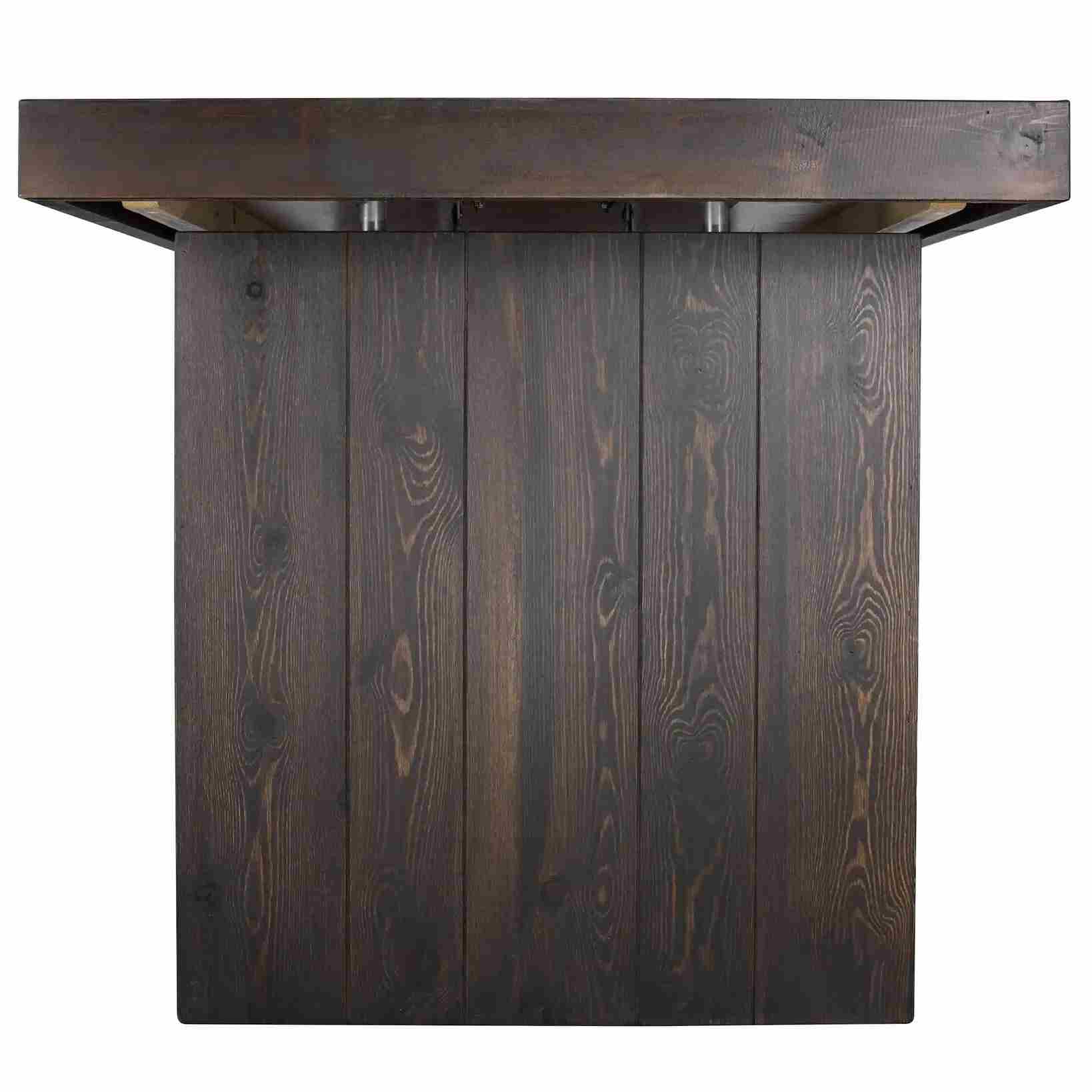 Chivari 96" x 30" Fruitwood Farm Table Conversion Kit for Banquet Tables TFARMCKT9630-FTW-AX-T