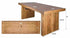Chivari 96" x 30" Chestnut Finish Farm Table Conversion Kit for Banquet Tables TFARMCKT9630-CHT-AX-T