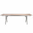 Chivari 96" x 30" (8 Foot) Rectangle Plywood Folding Table with Steel Skeleton™ TPLYRT9630M-ST-AX