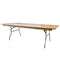 Chivari 96" x 48" (8 Foot) Rectangle CornerMax Plywood Folding Table TPLYRT9648M-MAX-AX-T