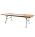 Chivari 96" x 48" (8 Foot) Rectangle CornerMax Plywood Folding Table TPLYRT9648M-MAX-AX-T