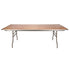 Chivari 96" x 48" (8 Foot) Rectangle Plywood Folding Table with Steel Skeleton™ TPLYRT9648M-ST-AX