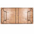 Chivari 96" x 48" (8 Foot) Rectangle Plywood Folding Table with Steel Skeleton™ TPLYRT9648M-ST-AX